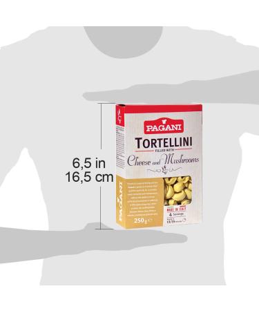 Pagani Tortellini with Mushroom & Cheese - Pack of 2 - 8.8 Oz. - Buy Online on GoSupps.com