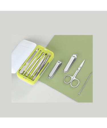 Nail Clippers Set Mini Nail Clippers Set Suitable for Gifts Portable Nail Clippers Man and Woman 9 Pieces Green - Buy Online on GoSupps.com