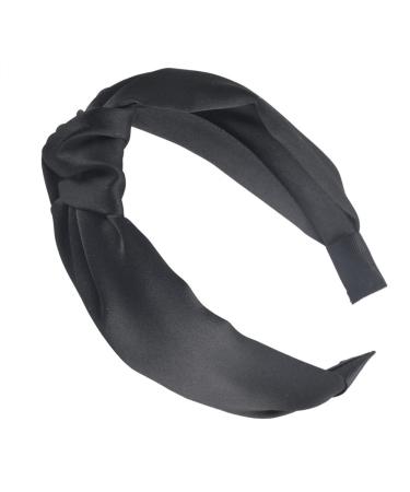 Black Knot Headband Wide Headbands for Women Hair Accessories Head Band Hairband for Girls Knotted Headband for Women