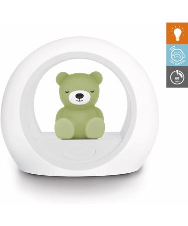 Zuzu Night Light Billy the Bear - Adjustable Brightness Automatic Shutdown | Soft Baby Fleece | Wine-Activated Comfort for Kids Scare Away the Dark! - Buy Online on GoSupps.com