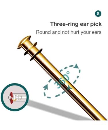 Portable Ear Cleaner Stainless Steel Ear Spoon Set Stainless Steel Ear Wax Remover Reusable Stainless Steel Ear Wax Remover Set Ear Wax Easily Removed Ideal for Personal and Home Use Two Pack - Buy Online on GoSupps.com