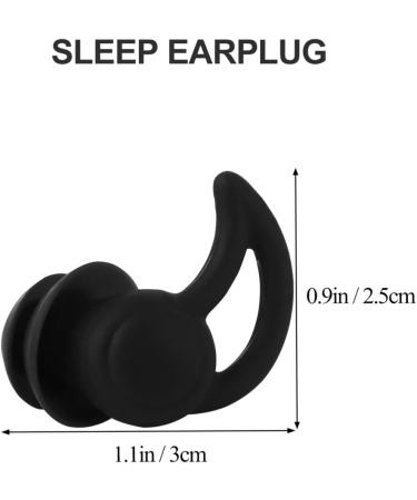 Beavorty Anti-Noise Sound-Isolating Earplugs for Concerts & Travel - Elastic Rubber Black Mute Earplugs for Ultimate Soundproofing - Buy Online on GoSupps.com