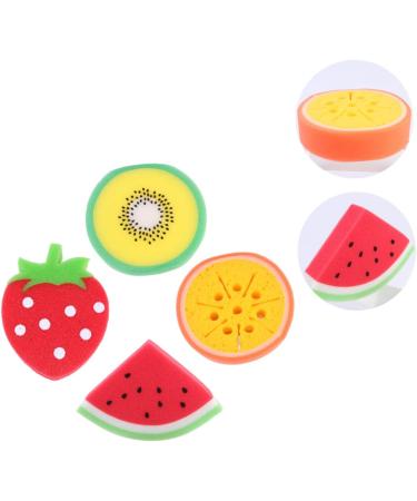 Zerodeko 4 Pcs Children's Bath Ball Baby Sponge Set - Natural Loofah for Kids Bathing and Scalp Cleaning - Buy Online on GoSupps.com