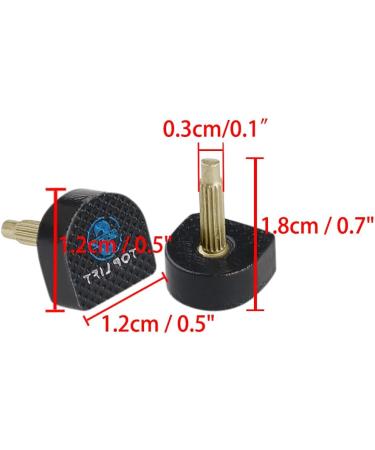 uxcell Ladies High Heel Tips - 4 Pcs Replacement Plastic Shoe Caps | 12mm x 12mm Black - Durable Shoe Accessories - Buy Online on GoSupps.com