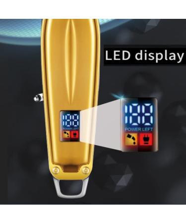 Premium USB Hair Clippers for Men - LED Display Mini Design & Engraving Trimmer - Buy Online on GoSupps.com