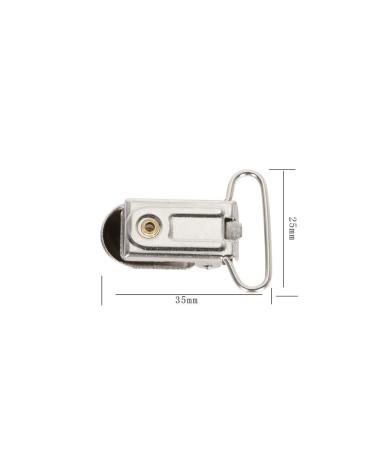 Buy Andux 25PCS Straps Clips - Silver Toy Holders & Bib Clips YJK-01 (2.5cm) | International Shipping Available - Buy Online on GoSupps.com