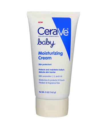 CeraVe Baby Moisturizing Cream 5oz (Pack of 2) - Gentle Skincare for Baby's Delicate Skin - Buy Online on GoSupps.com