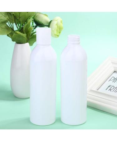 Minkissy 6pcs Portable Dispensing Empty Bottles Clear Water Bottle Refillable Shampoo and Conditioner Cosmetic Containers Shampoo Bottles Empty Shower Gel Bottle White Travel Lotion Filling - Buy Online on GoSupps.com