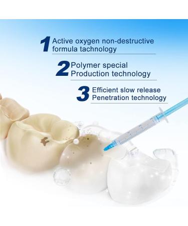 Teeth Whitening Gel Refill Kit - 9x3ml & 1x3ml Syringes with LED Light & 3 Mouth Trays | Best International Shipping - Buy Online on GoSupps.com