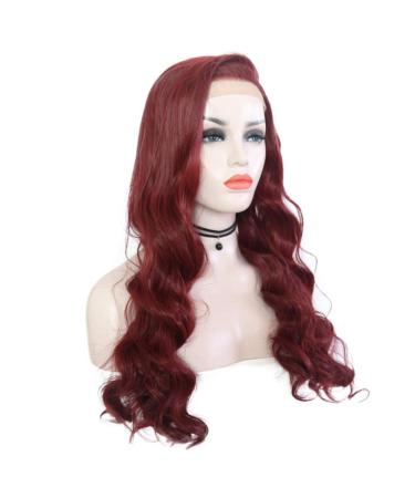 SHIYID Platinum Blonde Deep Wave Lace Front Wig - High Temperature Fiber Frontal Full Hair Wigs for Women - Buy Online on GoSupps.com