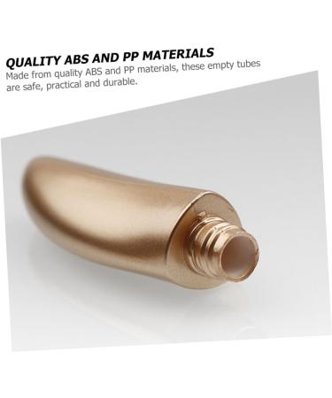 DRESSOOS 18 Pcs Eyeliner Empty Tube Empty Eye Cream Bottle Empty Bottle Mascara Wands Accesories Abs Golden - Buy Online on GoSupps.com