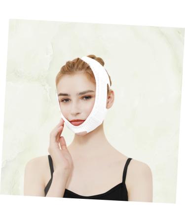 Mask chin cheek slim double chin band lifting belt hydrating overnight facelift breathable band strap men and women Belt 90*59cm As Shown - Buy Online on GoSupps.com