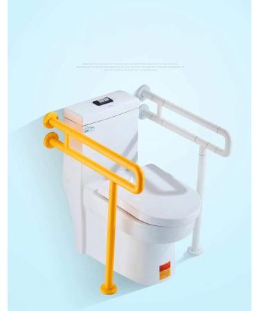 Toilet grab bars bathroom safety frame grab bars auxiliary track for the disabled non-slip suitable for elderly women White-B 75X70cm (Yellow b) - Buy Online on GoSupps.com