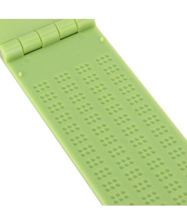 Portable Braille Writer - Durable Plastic 4 Lines & 28 Cells Easy to Use for Efficient Braille Writing - International Shipping Available - Buy Online on GoSupps.com