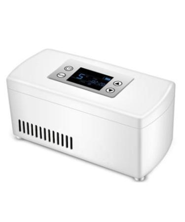 Insulin Cooler Box Medication Fridge Portable Car Refrigeration Case Fridge and Insulin Cooler for Car Travel Home 2battery
