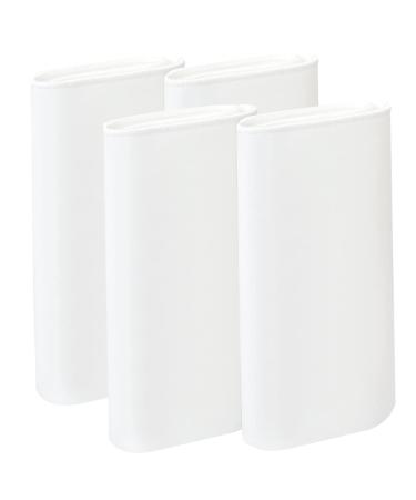 Flanelle en coton biologique pour l'huile de ricin flanelle de coton biologique pour l'huile ricin 4pcs 16x7 pouces enveloppantes r utilisables tr s absorbante douce pour 'abdomen le foie le