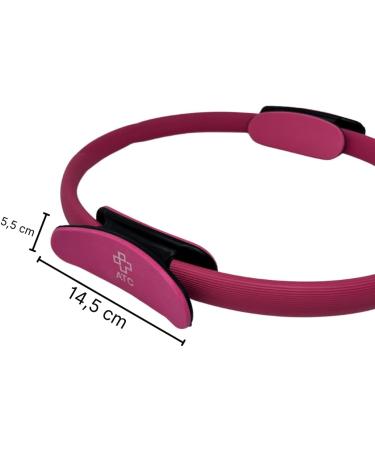 Pilates Ring 38cm by ATC Handels GmbH - Non-Slip Handles for Core Training Yoga & Fitness - Resistance Training Equipment - Pink - Buy Online on GoSupps.com