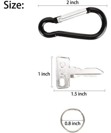Replacement Golf Cart Keys for Club Car DS & Precedent - 2PCS | Fits 1982-Up DS & 2004-Up Precedent Gas/Electric Carts - 9.99WORLD MALL - Buy Online on GoSupps.com