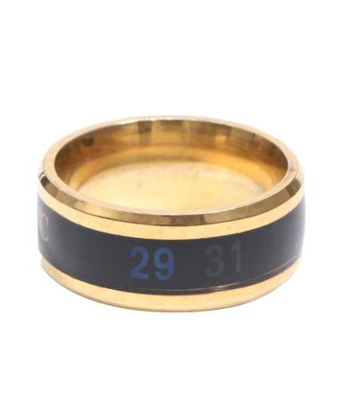 Finger Jewelry Birthday Round Ring Stylish Rings Finger Ring Heat Discoloration Ring