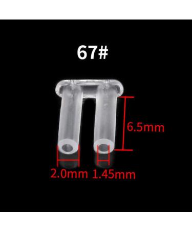 Zwindy 200 Transparent Plastic Glasses Plugs & 5 Glasses Repair Tools - Perfect for Borderless Glasses Fastening Accessories - Buy Online on GoSupps.com
