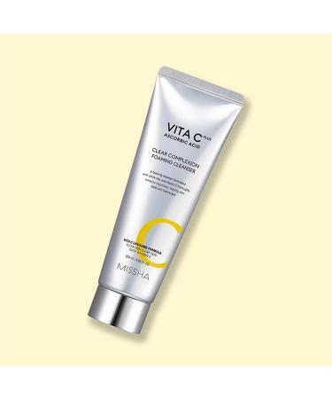 Buy MISSHA Vita C Plus Clear Complexion Foaming Cleanser 120ml - Radiant Skin & International Shipping - Buy Online on GoSupps.com