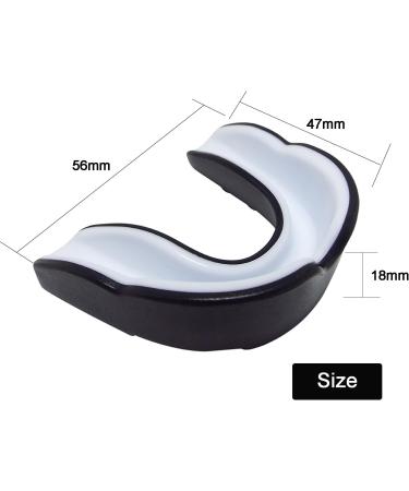 Sports Mouth Guard with Portable Hygiene Box - Ultimate Protection for Boxing MMA Rugby Martial Arts & More! - Buy Online on GoSupps.com