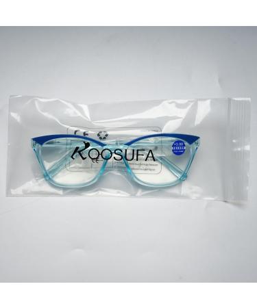 Koosufa Fashion Cat Eye Anti-Blue Light Reading Glasses for Women - Retro Designer Visual Aid - Strengths 1.0 to 4.0 - Anti-Fatigue & Stylish - Buy Online on GoSupps.com