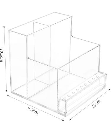 Generic 10 Holes Drill Bit Holder Display Stand Clear Salon Drill Bit Storage Box - Buy Online on GoSupps.com