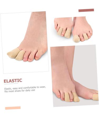 Silicone Toe Protectors - 2 Pairs Hand Toe Sneaker Toe Caps - Anti-Friction Sleeves - Closed Toe Covers - Flexible & Breathable - 4x2.7cm - Buy Online on GoSupps.com