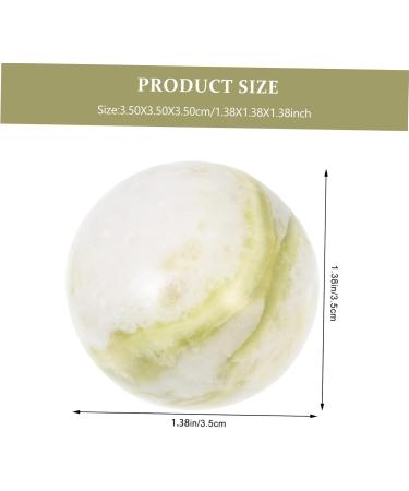 JECOMPRIS 3 Set Gymnastics Ball & Acupressure Hand Lampshade - Jade Health Ball for Daily Exercise & Fitness | International Shipping - Buy Online on GoSupps.com