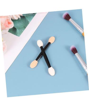 WOONEKY 24pcs Eyeliner Sponge Brush Smudge Eye Brush Dual Ended Eyeshadow Brush 7cm Black - Buy Online on GoSupps.com