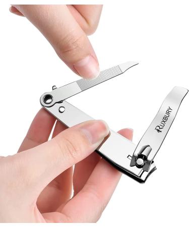 Ruxbury Nail Clipper Professional Nail Cutter Heavy Duty Nail Clippers for Thick Nails Toenail Clippers for Men and Women - Buy Online on GoSupps.com