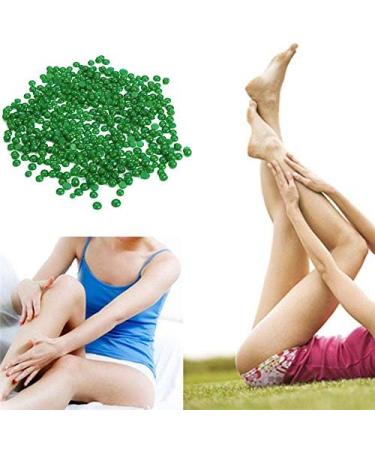 GreenLife 300g Hard Wax Beads Hard Wax Beans Hair Removal Painless Waxing Bean Home wax Kit for Facial Legs Arms Body Bikini Brazilian Pearl Depilatory Hot Waxs for Women and Men (300g bottled Green tea) - Buy Online on GoSupps.com