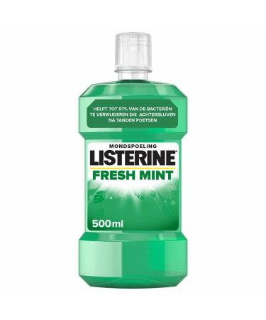 Listerine LISTERINE Fresh Mint Mouthwash with essential oils for long-lasting fresh breath 500 ml