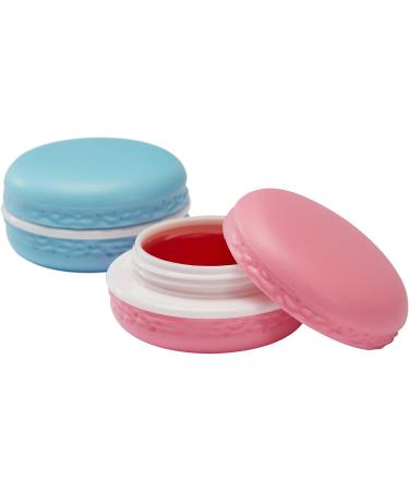 Tinc Box of 2 scented moisturizing lip balms - Macaron shape (blue) - Buy Online on GoSupps.com