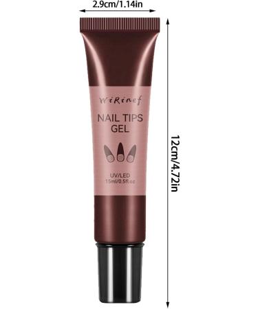 Vigcebit Gel Builder for Nails - UV Nail Glue Clear Hard Gel & Nail Extension Gel for DIY Nail Art & Manicure - Buy Online on GoSupps.com