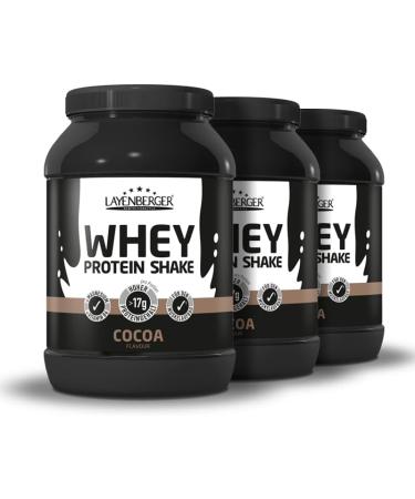 Layenberger WHEY Protein Shake - 66% Protein 14.7% BCAA Muscle Building - Cocoa Flavor 750g - International Shipping Available - Buy Online on GoSupps.com