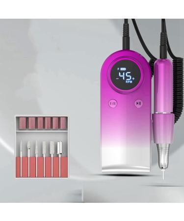 QUR Electric Nail Drill for Acrylic Gel Nails Manicure Pedicure Polishing Shape Tools for Home Salon Use Multifunctional B - Buy Online on GoSupps.com