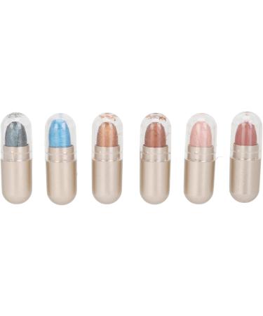 Jauarta 12 Colors Capsule Eyeshadow Glitter High Pigmentation Waterproof Easy Coloring Eyeshadow Stick Set - Buy Online on GoSupps.com