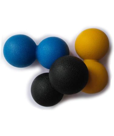Tovinanna Massage Ball - Deep Tissue Foot Massager for Yoga & Office Use | Black Peanut Massage Roller Device - Buy Online on GoSupps.com