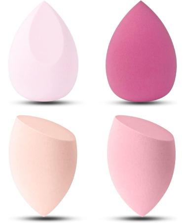 4 pieces Professional Makeup Sponges Set - Blender for Foundation Touch Ups Latex-Free Dry and Wet use - Buy Online on GoSupps.com