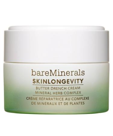 bareMinerals Butter Drench Restorative Rich Face Cream Hydrating Face Lotion for Dry Skin Boosts Moisture Retention Soothes & Nourishes Non-Comedogenic Vegan Mineral Herb Complex