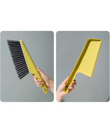 NEDLON Mini Dustpan and Brush Set Portable Cleaning Dust Hand Broom Bench Bricklayers Brushes for Clean Bed Sofa Desktop Drafting(Color:Gray) Grey - Buy Online on GoSupps.com