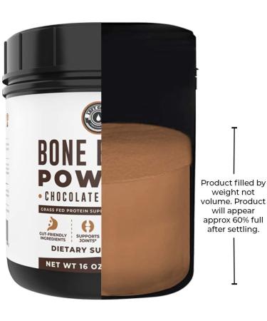Grass-Fed Chocolate Bone Broth Protein Powder 1 lb | Non-GMO Ingredients | Gut-Friendly & Dairy-Free | Left Coast Performance - Buy Online on GoSupps.com
