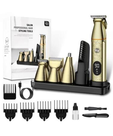 Hair Clippers 4 in 1 - All Metal Electric Trimmer for Men | Multifunction Household Grooming Kit - Washable Shaver - Buy Online on GoSupps.com