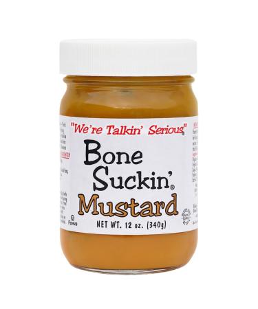 Bone Suckin' Mustard, 12 Ounce 12 Ounce (Pack of 1)