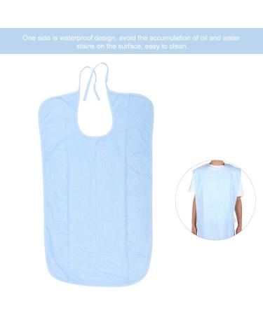 Adult Bib Skin-friendly Soft Waterproof Waterproof Bib Eating for(Light blue 50 * 90) - Buy Online on GoSupps.com