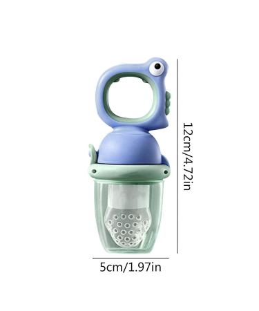 Bexdug Fresh Food Dispenser for Babies | Ultraicide Silicone Baby Food Pacifier - Safe & Healthy Nibble Feed for Toddlers & Newborns - Blue - Buy Online on GoSupps.com