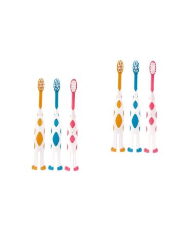 Fomiyes 12 pcs children toothbrush control soft toothbrush toddler children's bathroom toothbrush baby toothbrush toothbrush child toothbrush for children clean oral care travel