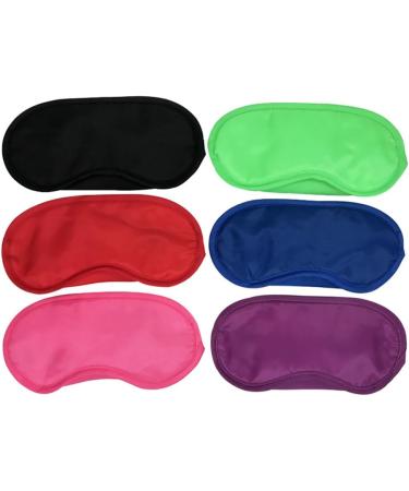 ccHuDE 20 Pcs Lightweight Blindfold Sleep Masks | Soft Eye Covers for Blackout Sleeping | Adjustable, Comfortable, and Colorful Eye Blindfolds - Buy Online on GoSupps.com